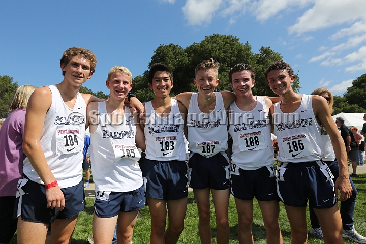 2014StanfordSeededBoys-602.JPG - Seeded boys race at the Stanford Invitational, September 27, Stanford Golf Course, Stanford, California.